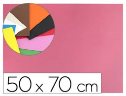 Goma EVA Liderpapel 50x70cm. 60g/m² espesor 1,5mm rosa